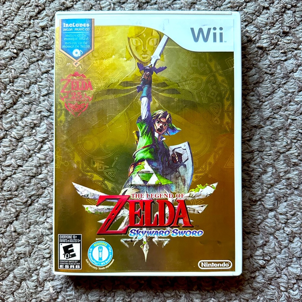 The Legend of Zelda: Skyward Sword with Music CD